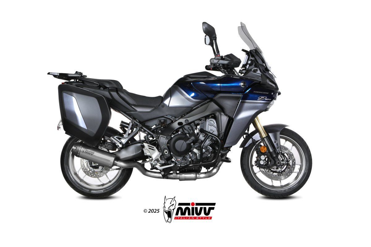 Escape completo homologado Mivv AK-1 en Titanio para YAMAHA TRACER 9 / 900 / GT 25-26