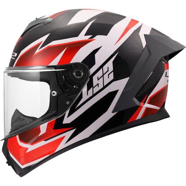 Casco Integral LS2 FF820 RAPID III XTREM Blanco/Negro/Rojo
