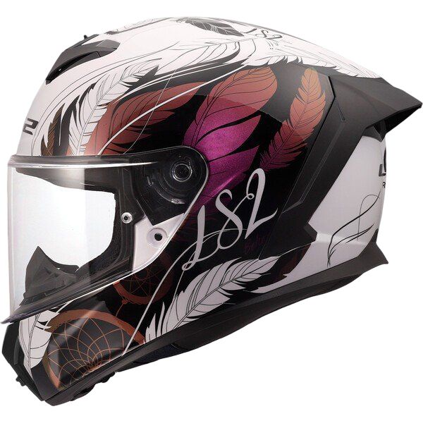 Casco Integral LS2 FF820 RAPID III BOHO Blanco/Negro/Rosa