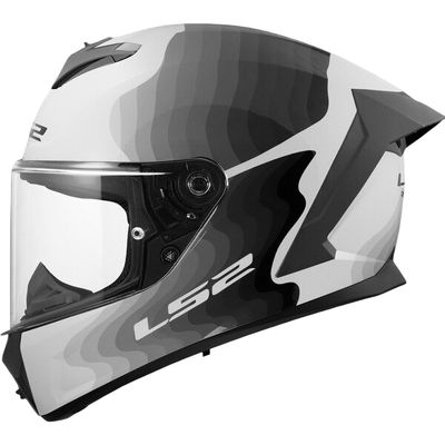 Casco Integral LS2 FF820 RAPID III FLOW Blanco/Gris Casco Integral LS2 FF820 RAPID III FLOW Blanco/Gris