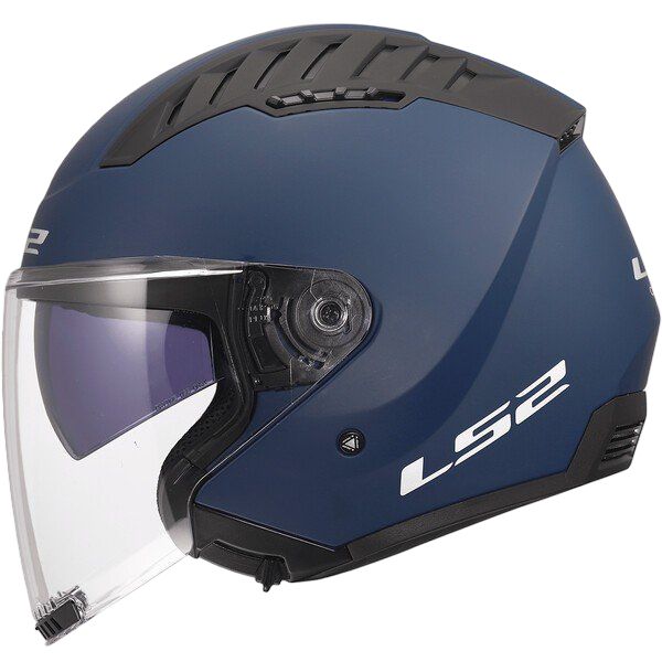 Casco Jet LS2 OF600 COPTER II Azul marino