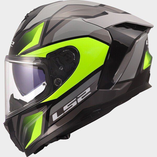 Casco integral LS2 FF817 Challenger II VIPER Gris/Amarillo Flúor