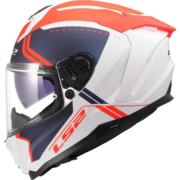 Casco Integral LS2 FF817 CHALLENGER II TITAN Blanco/Azul/Rojo