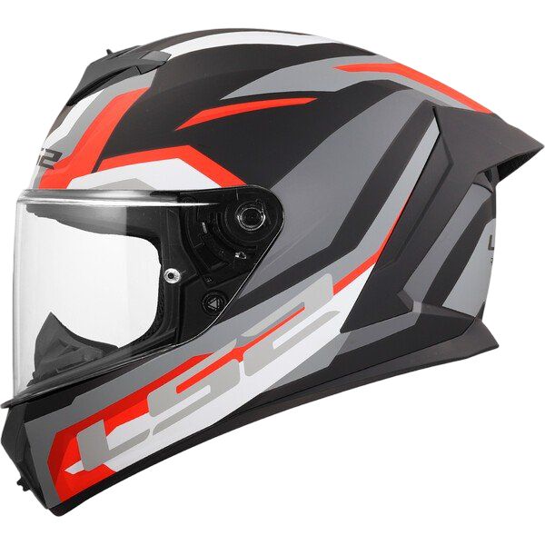 Casco Integral LS2 FF820 RAPID III HYPER Negro/Rojo