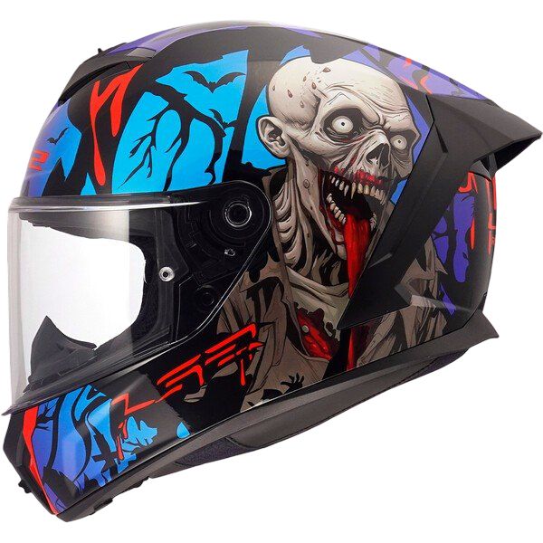 Casco Integral LS2 FF820 RAPID III ZOMBIE II Negro/Azul/Rojo