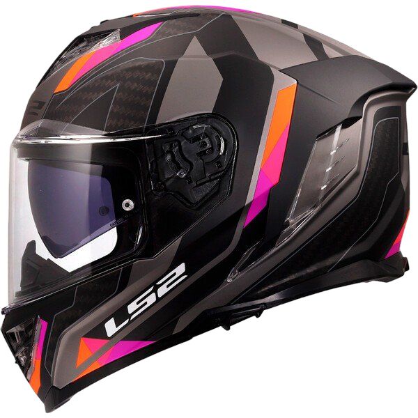 Casco integral LS2 STORM III SPORTY Gris/Púrpura