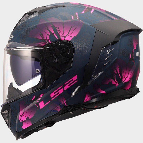 Casco integral LS2 STORM III SPORTY Gris/Púrpura