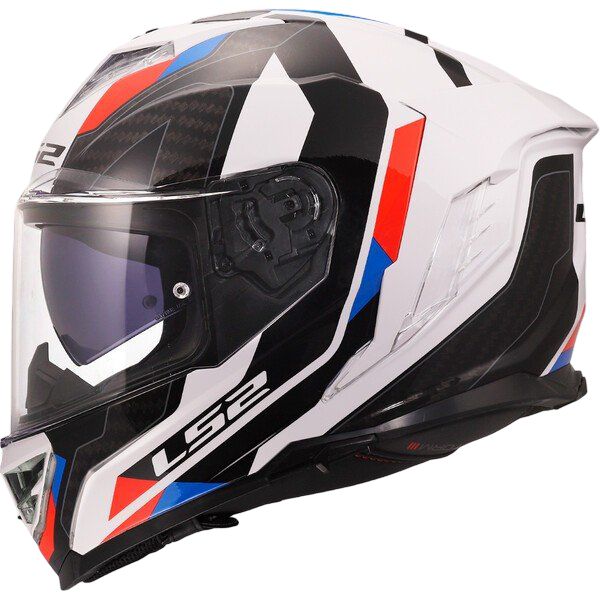 Casco integral LS2 STORM III SPORTY Blanco/Azul/Rojo