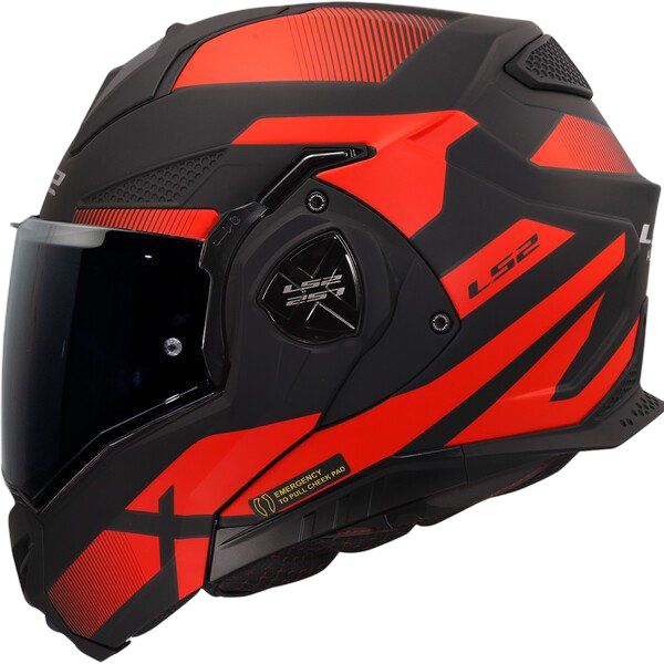 Casco Modular LS2 FF901 Advant X NOVA Negro/Rojo