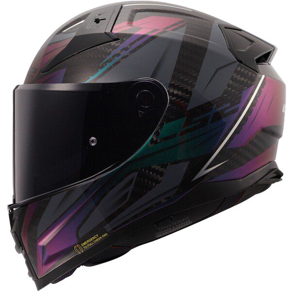 Casco Integral LS2 FF811 Vector II Carbon SAVAGE CHAMELEON