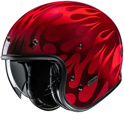 Casco Jet HJC V31 FIRO MC1 Casco Jet HJC V31 FIRO MC1