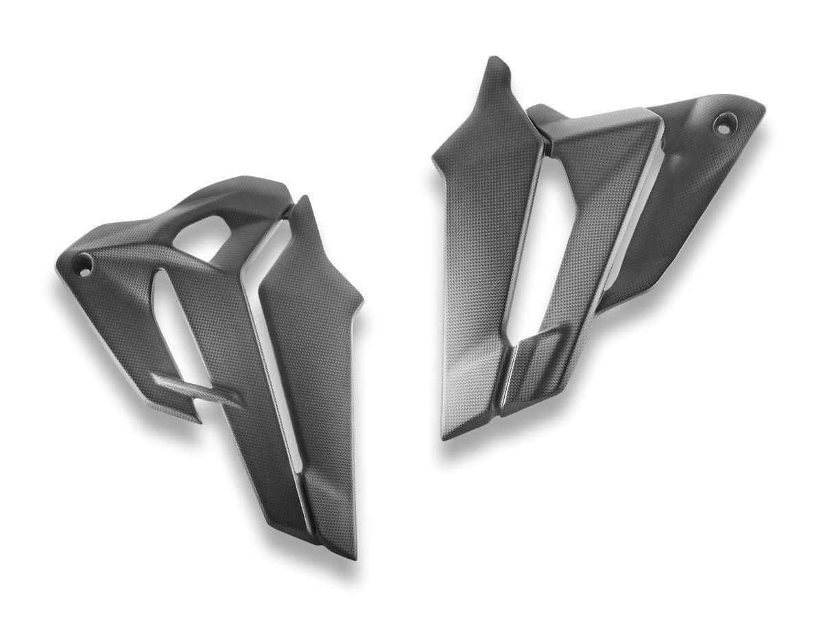Ducabike Cubiertas inferiores para Ducati Street Fighter V4 MY2025/2026 (par), acabado en carbono mate.