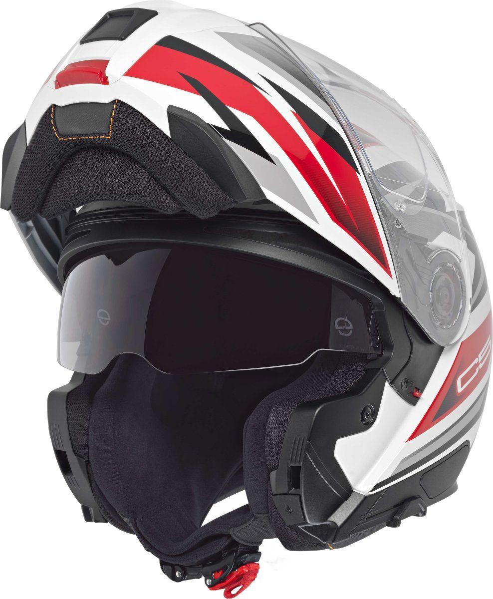 Casco modular Schuberth C5 ZENITH Rojo Brillo