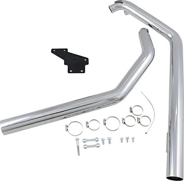 Sistema de escape Straightshots Vance & Hines STRAIGHTSHOTS EXHAUST - CHROME - SOFTAIL