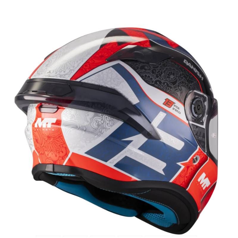 Casco MT Helmets Targo S Danish 26 Season C5 + Pantala Ahumada