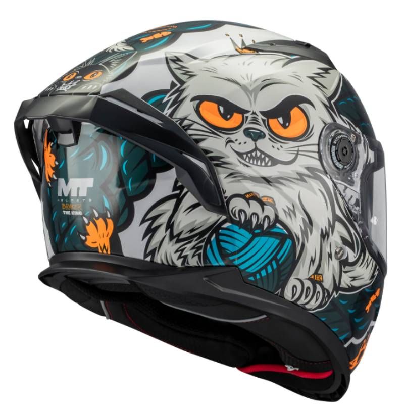 Casco MT Helmets Braker SV The King A7 Brillo