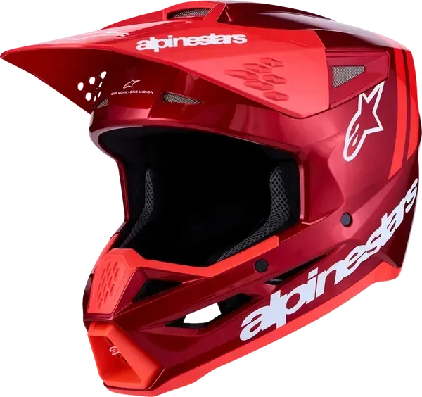 CASCO ALPINESTARS HELMET SM3 RADIUM RED/WHT