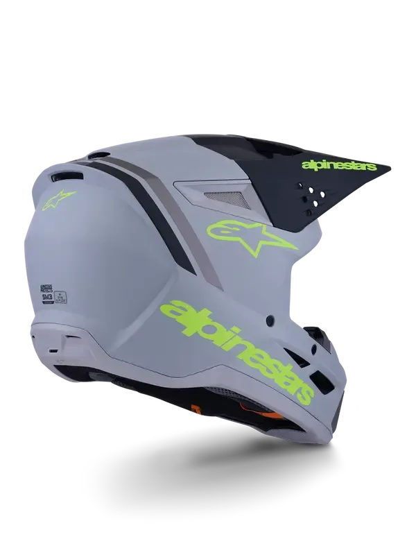 CASCO ALPINESTARS HELMET SM3 RADIUM GRAY/BLK/YL