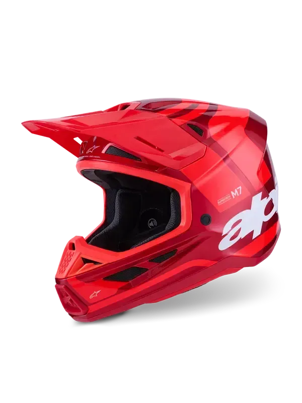 CASCO ALPINESTARS HELMET SM7 CORE RED-GLOSS CASCO ALPINESTARS HELMET SM7 CORE RED-GLOSS
