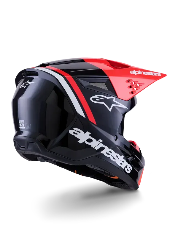 CASCO ALPINESTARS HELMET SM3 RADIUM BLK/RED/WH