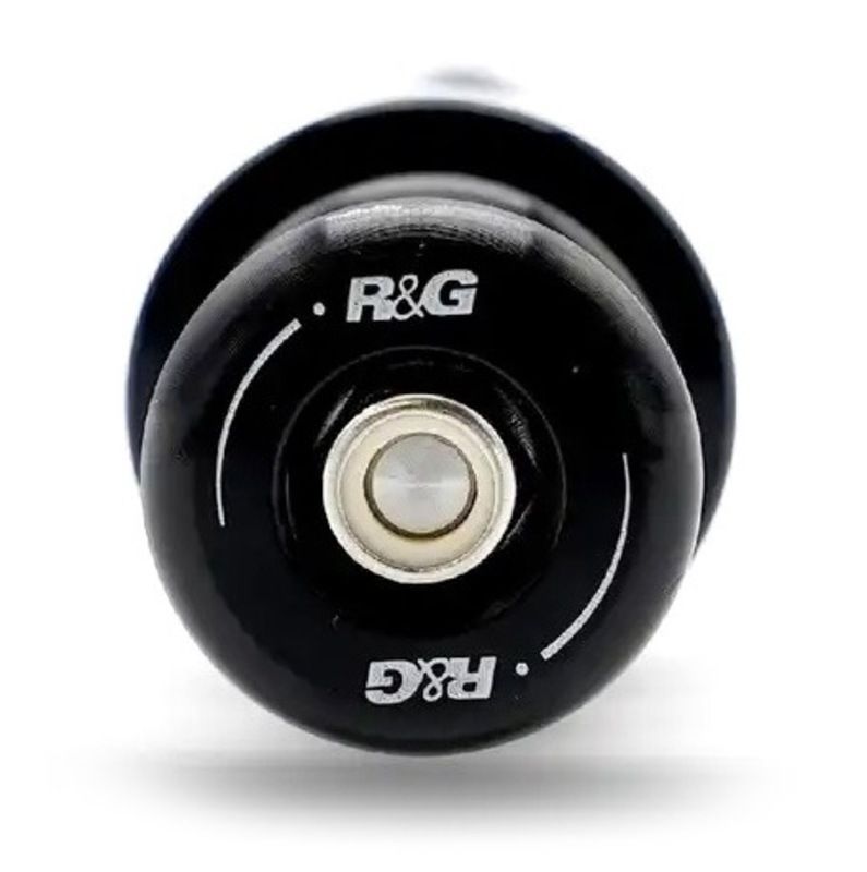 Protectores de basculante / diábolos R&G RACING - Negro para Suzuki GSX-8S '23- & Suzuki V-STROM 800DE ’23-.