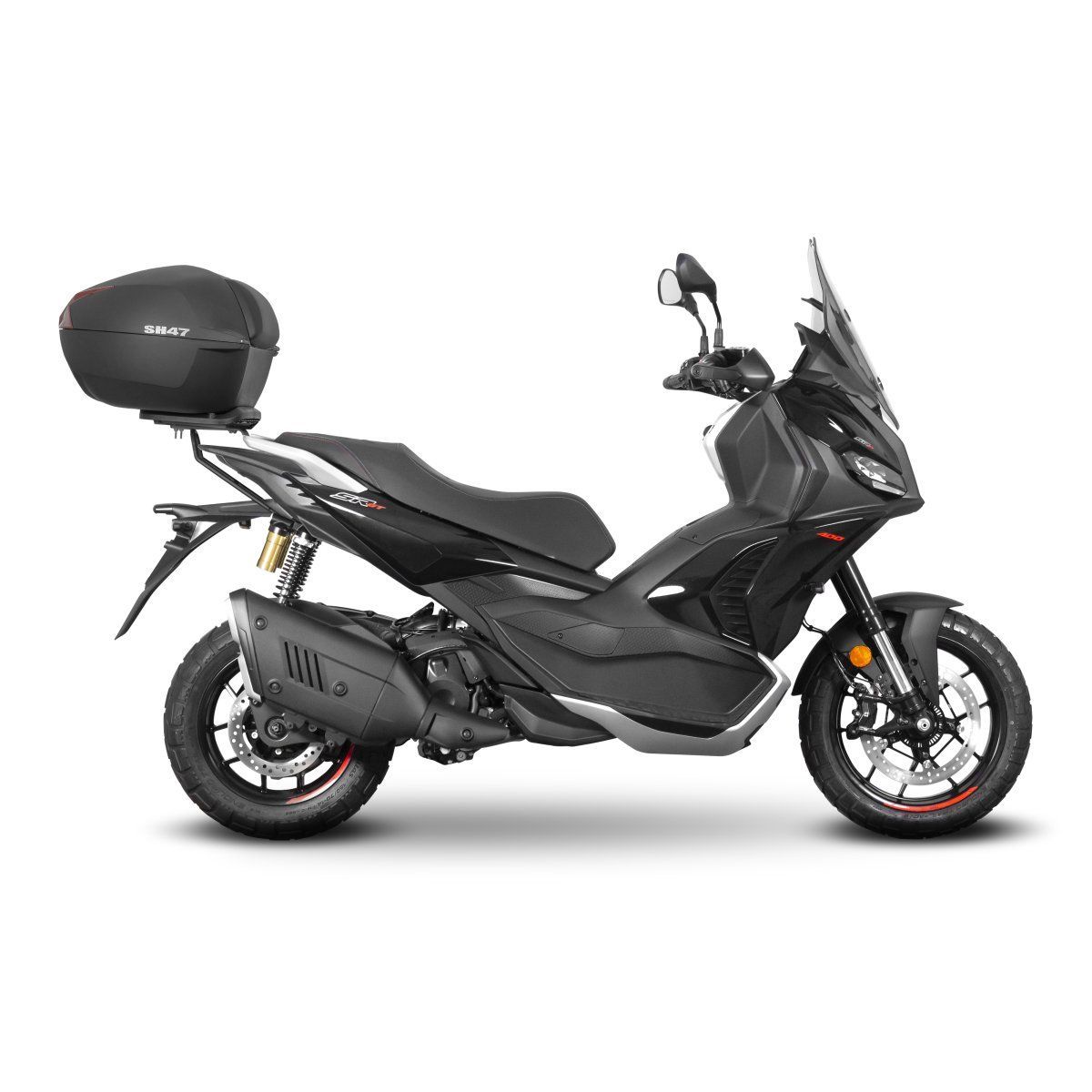 Soporte maleta trasera Shad para APRILIA SR 400 2026