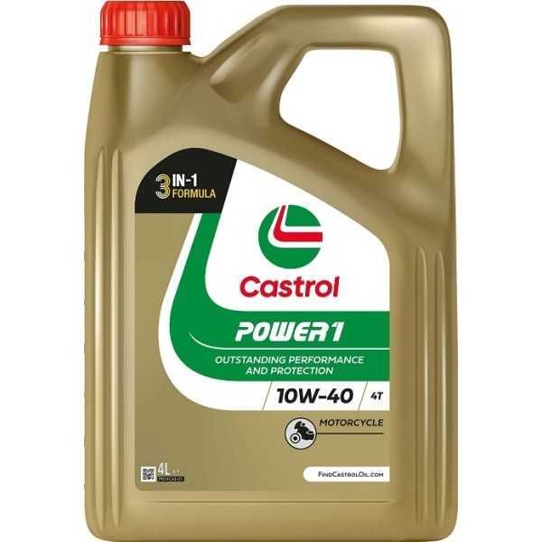Aceite moto Castrol Power1 10w40 4L Aceite moto Castrol Power1 10w40 4L
