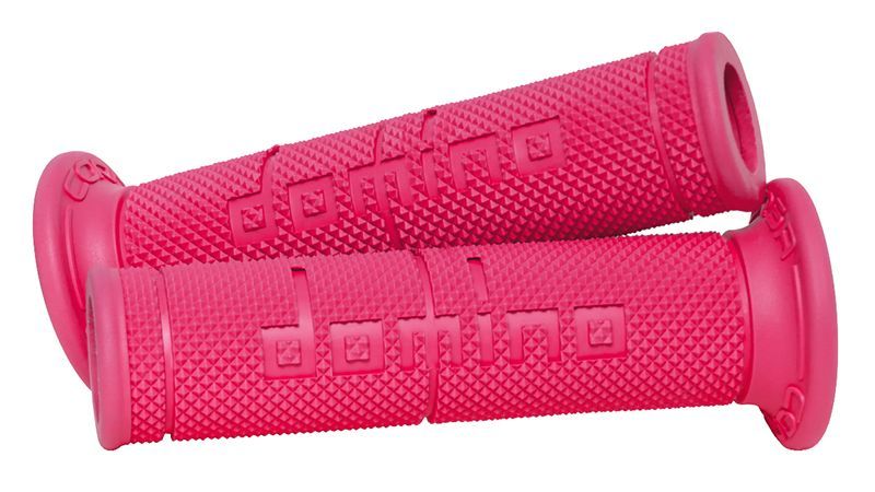 PUÑOS DOMINO ROAD RACING FUCSIA ABIERTO D 22 MM 120 MM