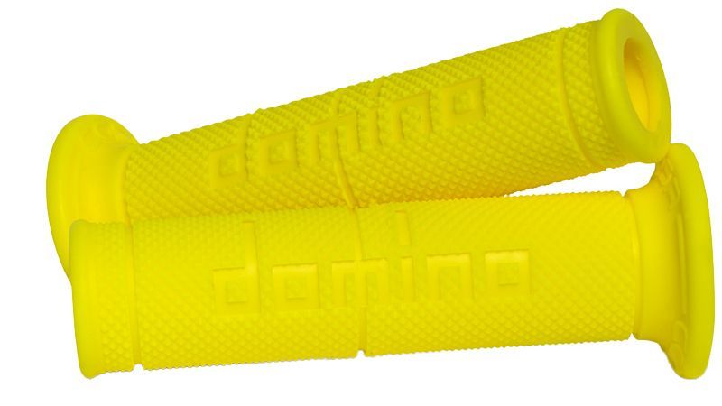 PUÑOS DOMINO ROAD RACING AMARILLOS ABIERTO D 22 MM 120 MM