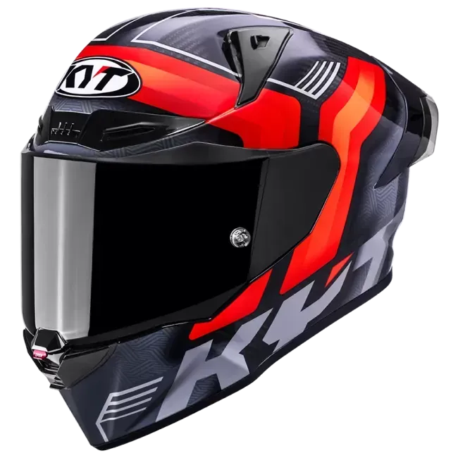 Casco KYT R1R CARBON ACCELERATOR RED