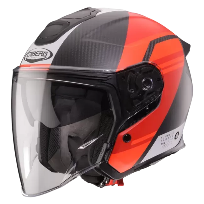 Casco Caberg FLYON II MATT CARBON ADDICT