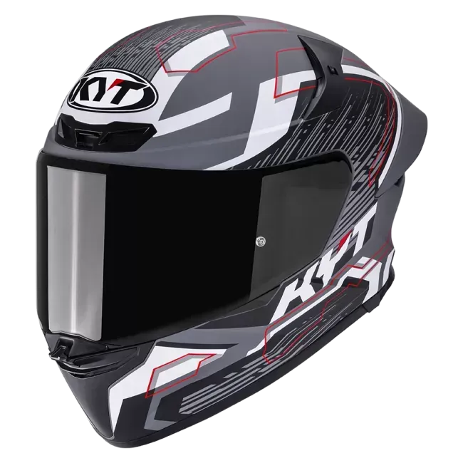 Casco KYT TT-REVO SPEEDING MATT GRL GREY/BLACK