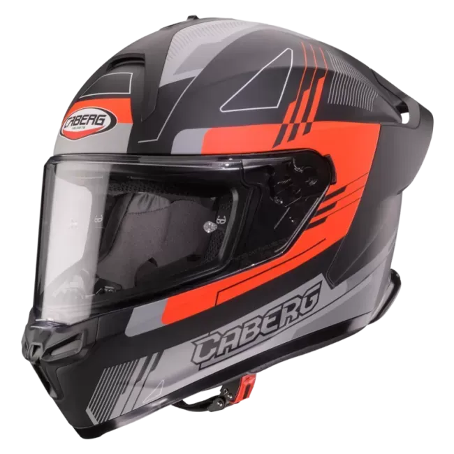 Casco Caberg ROXTER COLT MATT BLACK/RED FLUO/GREY