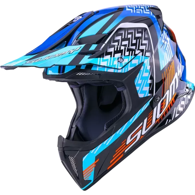 Casco Suomy X-WING MOTLEY BLUE/BLACK