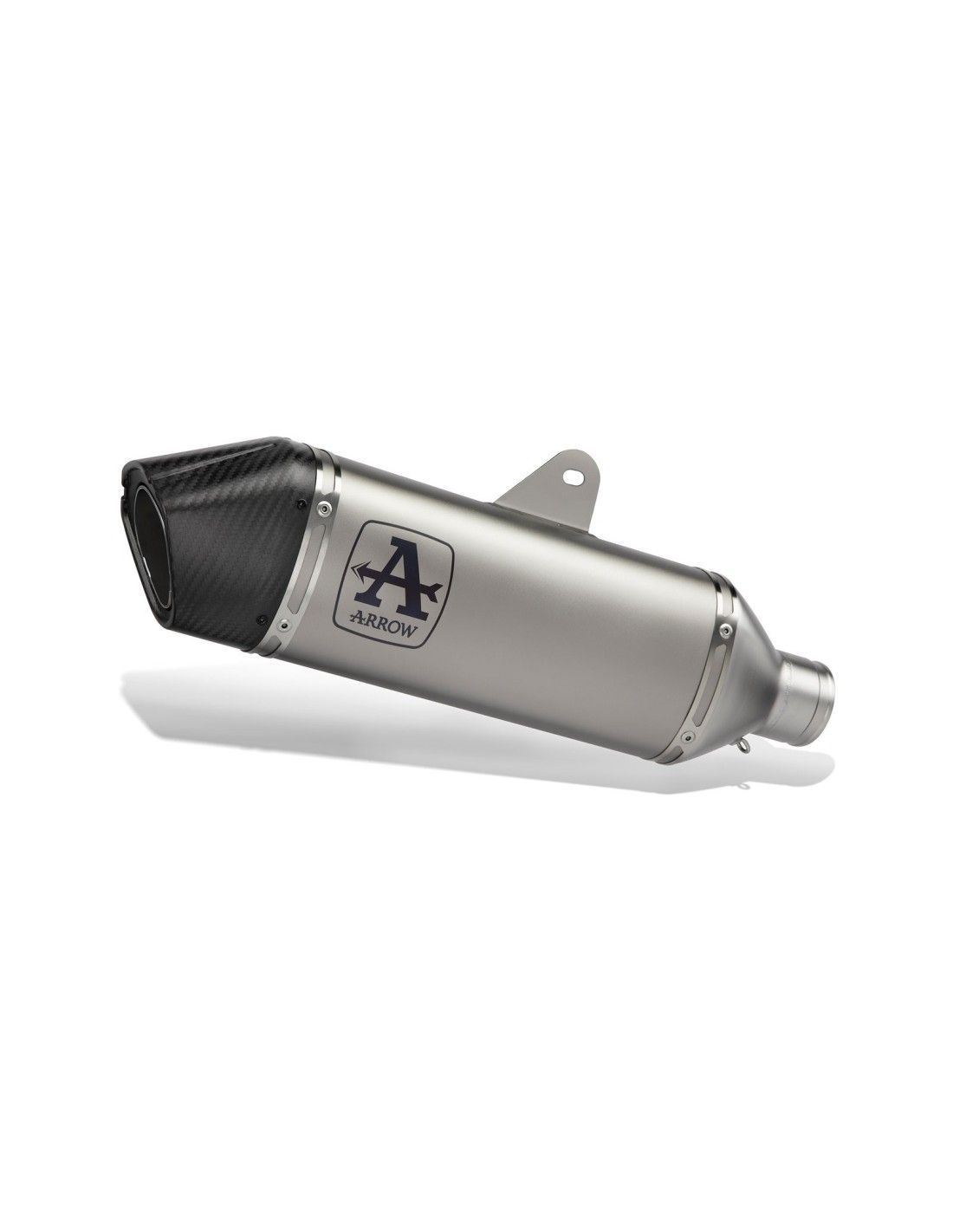 Arrow Sistema completo racing con silencioso Veloce de aluminio Dark para Triumph Trident 660