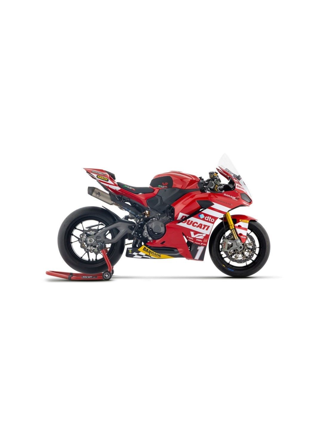 Arrow Sistema intermedio COMPETITION Full Titanium para Ducati Panigale V2 / Streetfighter V2