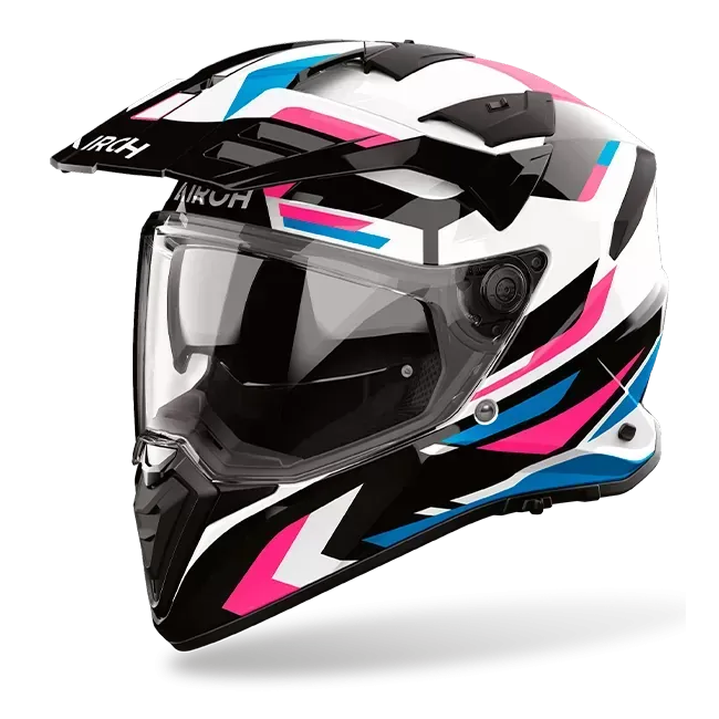 Casco Airoh BADX-X GLITCH PINK GLOSS