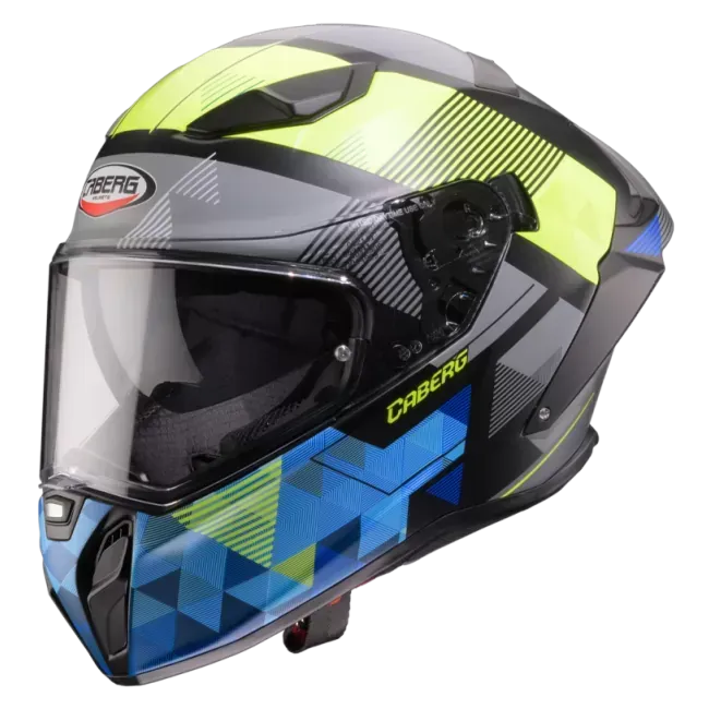 Casco Caberg DRIFT EVO II PRISM MATT BLACK/YELLOW FLUO/BLUE