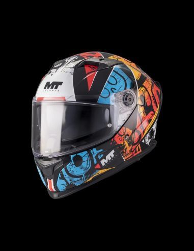 Casco MT Braker SV Blackboard B5 Brillo