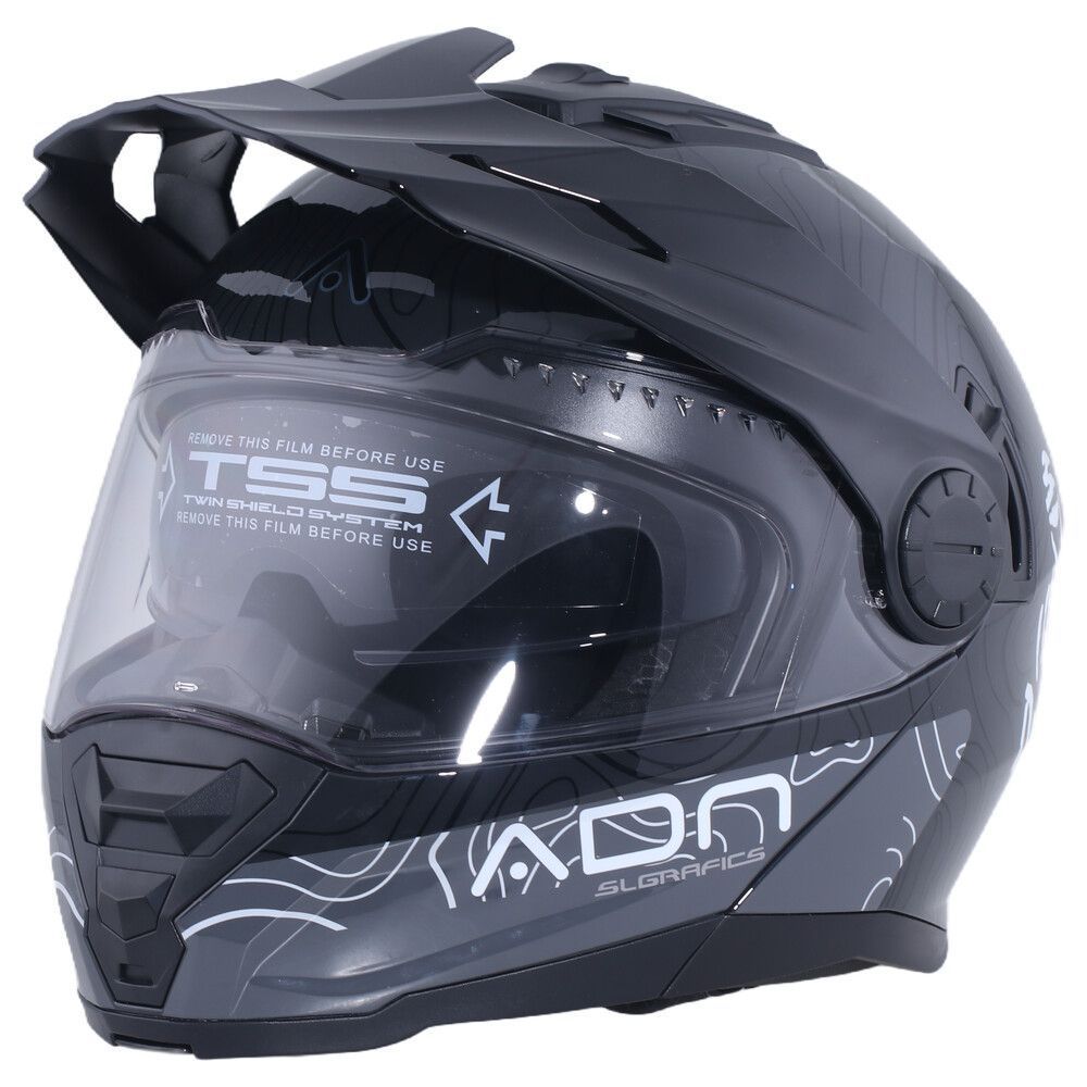 Casco Modular ADN DUALE P+J DAKAR MOON GREY