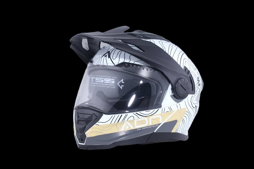 Casco Modular ADN DUALE P+J DAKAR ATACAMA CHALK