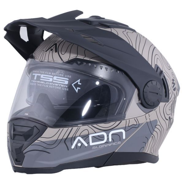 Casco Modular ADN DUALE P+J DAKAR MOJAVE DESERT STONE