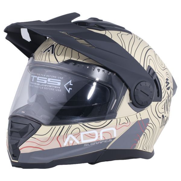 Casco Modular ADN DUALE P+J DAKAR SAHARA SAND