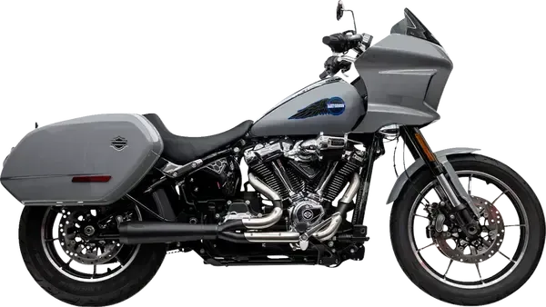 Sistema de escape 2 en 1 Assault TRASK EXHAUST 2-1 ASSAULT - HARLEY DAVIDOSN 25+ SOFTAIL - BLACK