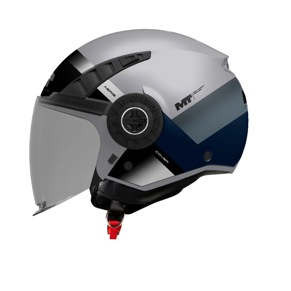 Casco Jet MT Helmets Aeris Cover C2 Mate Casco Jet MT Helmets Aeris Cover C2 Mate