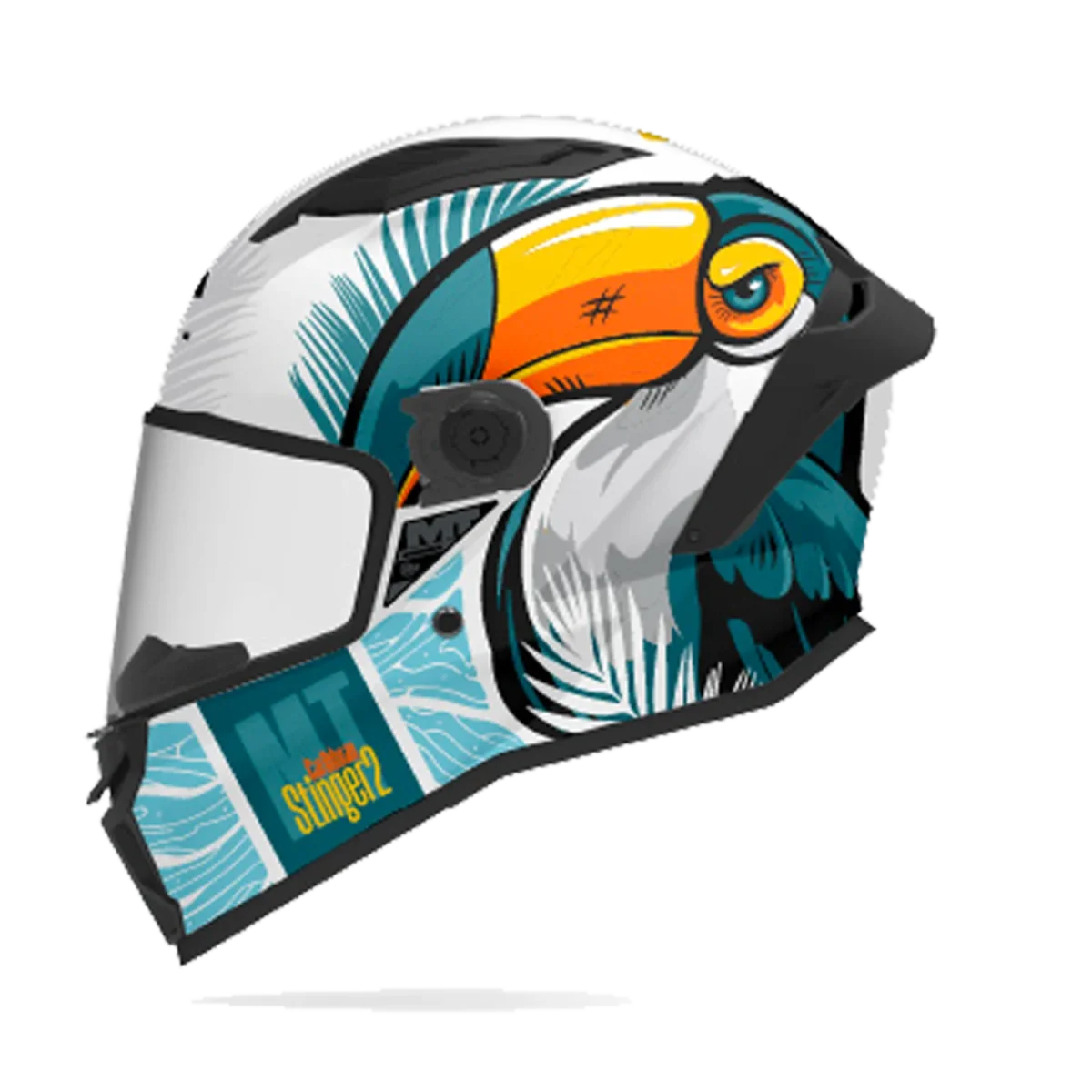 Casco integral MT Helmets Stinger 2 Caribbean A6 Gloss
