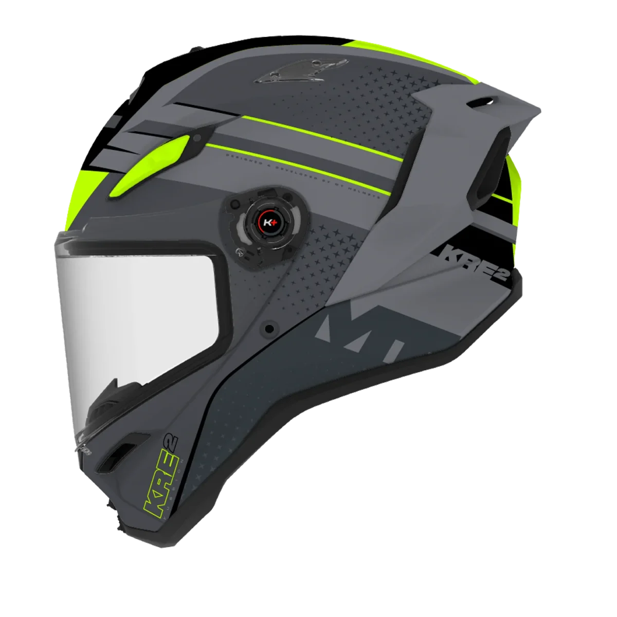 Casco integral MT Helmets KRE 2 Fussion C2 Matt/Gloss Casco integral MT Helmets KRE 2 Fussion C2 Matt/Gloss