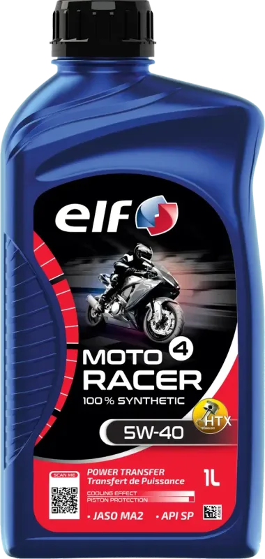 Elf Aceite SYN Moto 4 Racer 5W-40 1l. Elf Aceite SYN Moto 4 Racer 5W-40 1l.