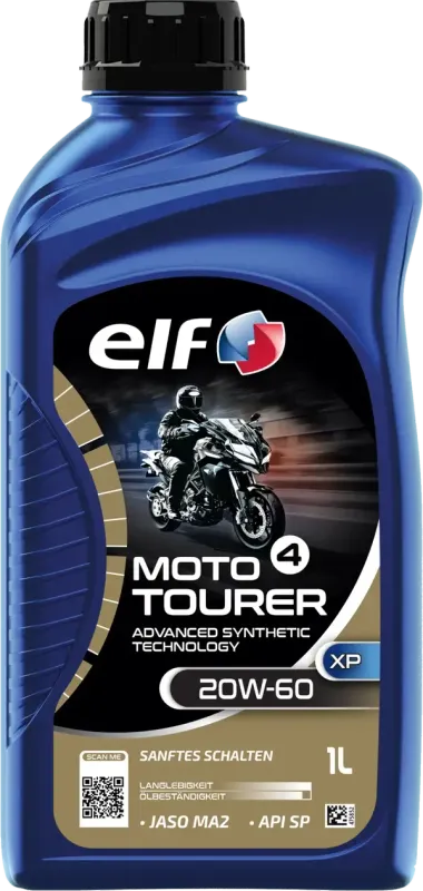 Elf Aceite Moto 4 Tourer XP 20W-60 DE ADV SYN 1 Elf Aceite Moto 4 Tourer XP 20W-60 DE ADV SYN 1