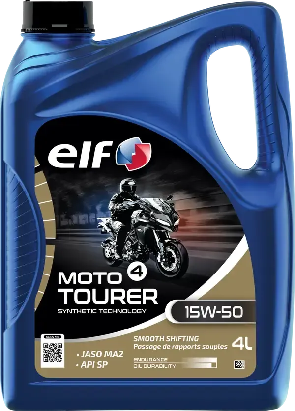 Elf Aceite Moto 4 Tourer 15W-50 SYN TECH
